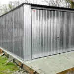 Metalllagerhaus mit verzinkter Oberfläche