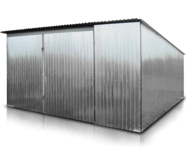 Einzelgarage aus Blech 400 x 500 cm