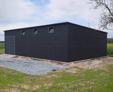 Halle aus Blech 1200 x 800 cm Zelthalle Stahlkonstruktion