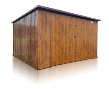 Einzelgarage aus Blech 400 x 300 cm Moderne