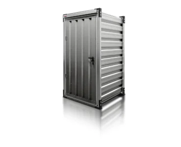 Lagercontainer 1.2 m Silber RAL 9007