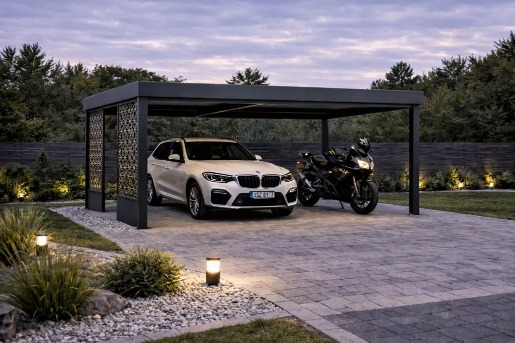 carport-azurowe-panele-4×4-1