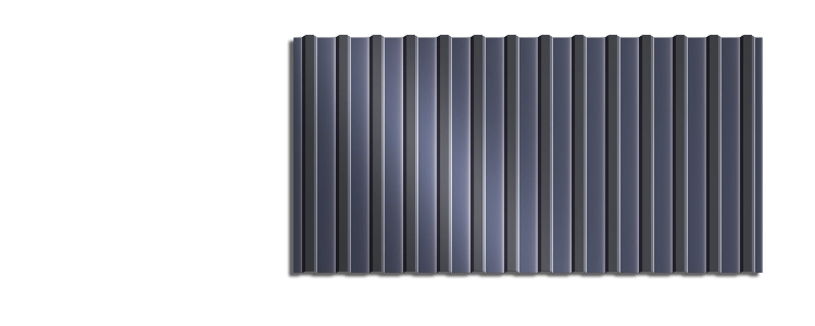 Trapezformige Bleche